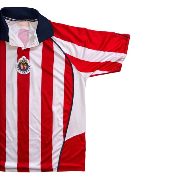 Vintage 90s Chivas De Guadalajara Soccer Jersey Mens XL Collared Mexico 8 - Picture 2 of 7